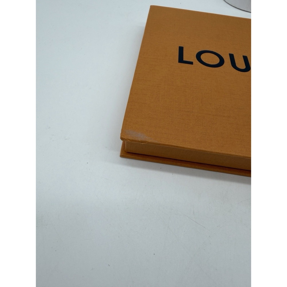 Authentic Louis Vuitton Empty Magnetic Gift Box Small Orange LV Storage 10" - Picture 6 of 11